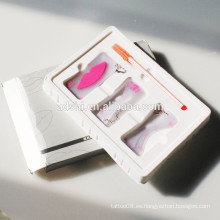 Conjunto de marcadores de labios, labios Plantillas Plantilla de herramientas de belleza para niña